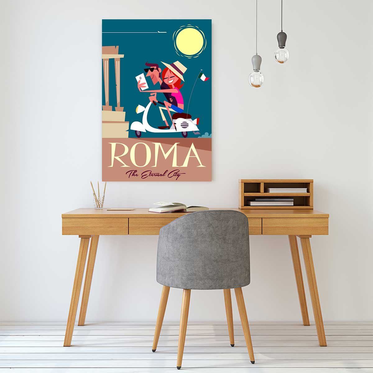 Tableau voyage en amoureux tableau alu dibond, HEXOA