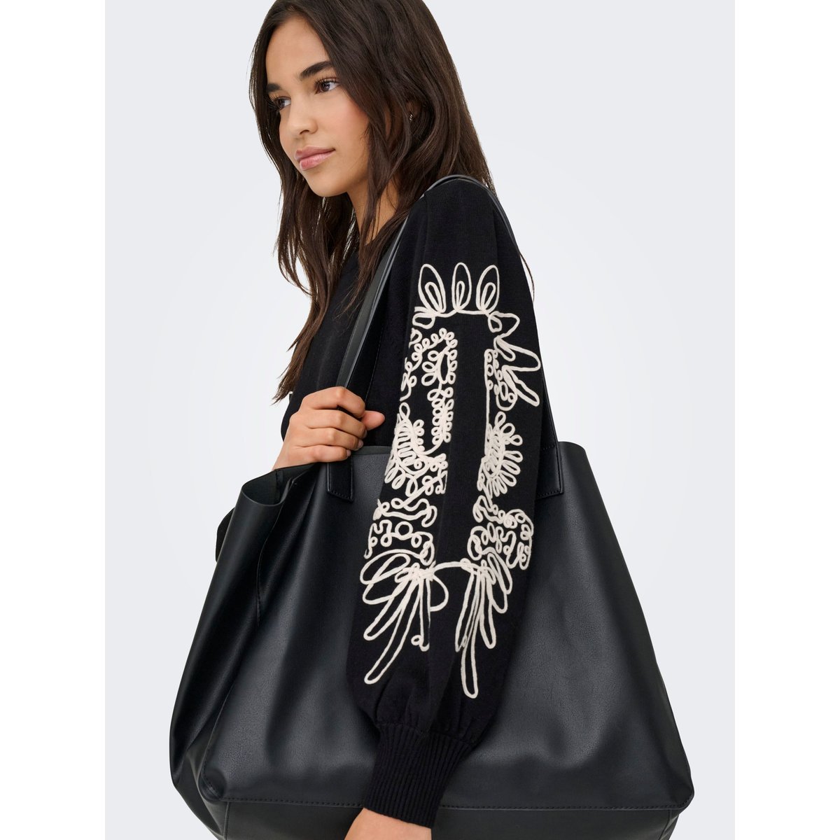 Robe En Maille black 1, ONLY