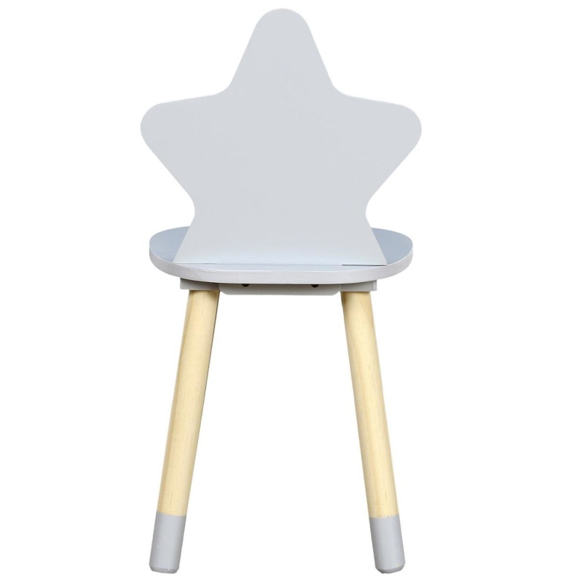 Chaise Enfant étoile Coloris Gris gris, DECORATIE
