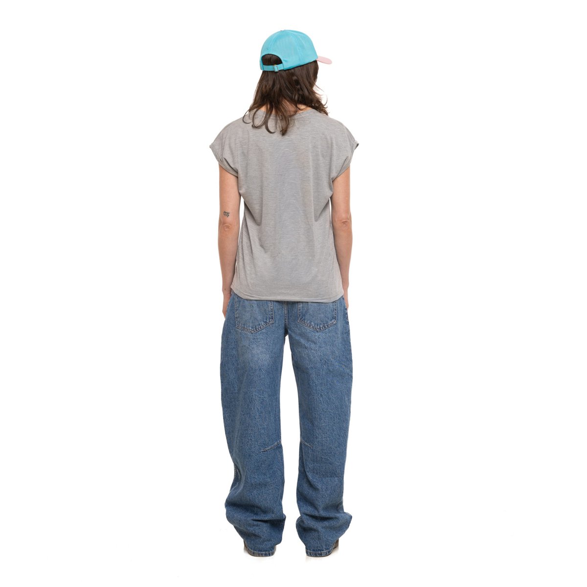 T-shirt regular Fil textile gris/noir, VON DUTCH