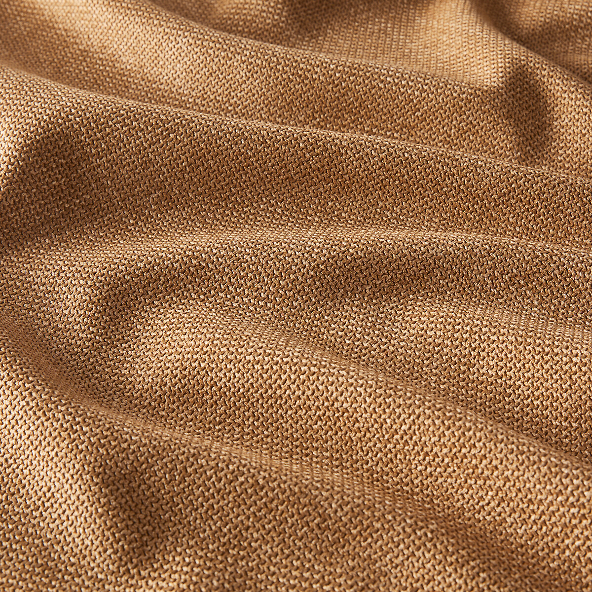 Montego Thermal Fleece Curtain with Woven Effect bronze, LA REDOUTE INTERIEURS