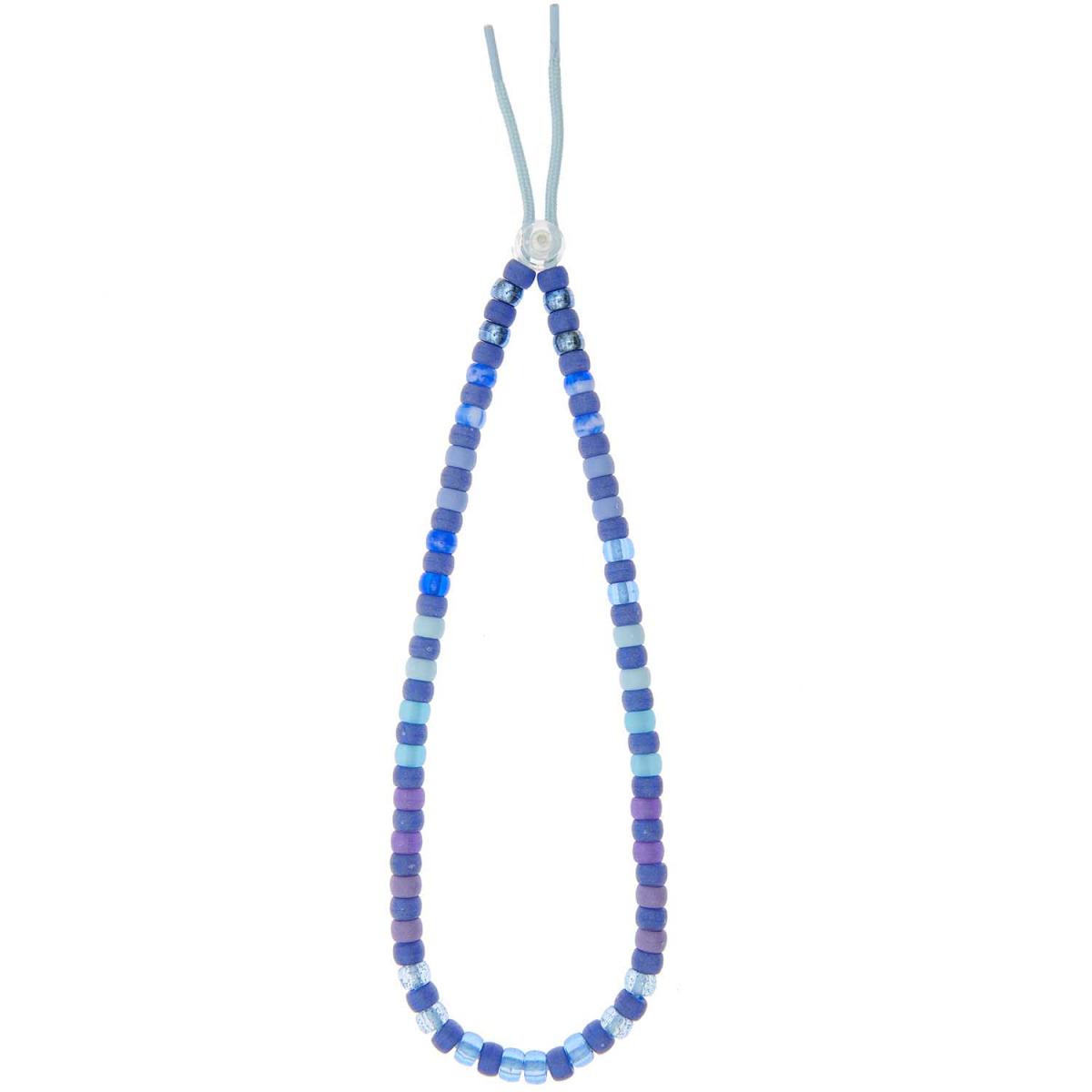 Itoshii pack de 80 perles Ponii bleu mix couleur unique, RICO DESIGN