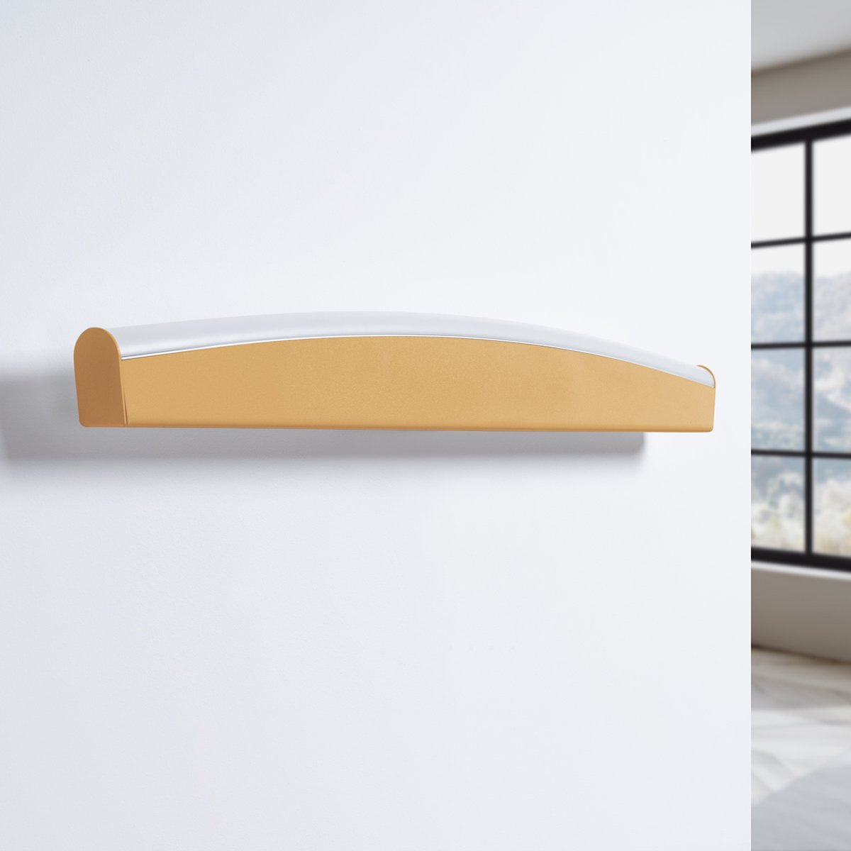 Applique murale Acier Doré LED 1 Jorun doré, EDEN