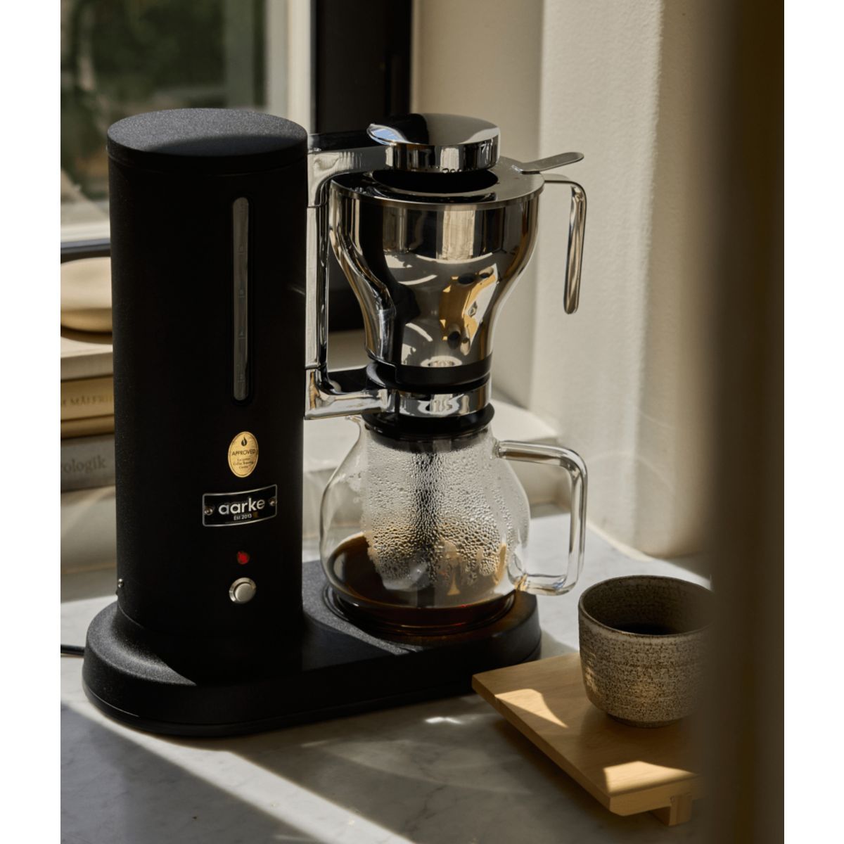 Cafetière filtre noir mat AAA1301 couleur unique, AARKE