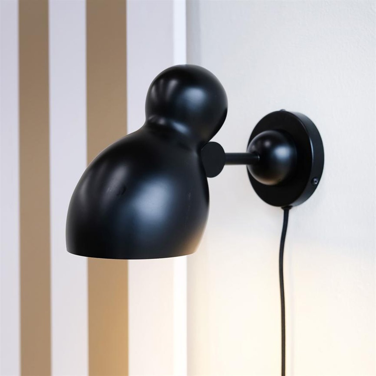 Applique en métal noir LUDO noir, DYBERG LARSEN