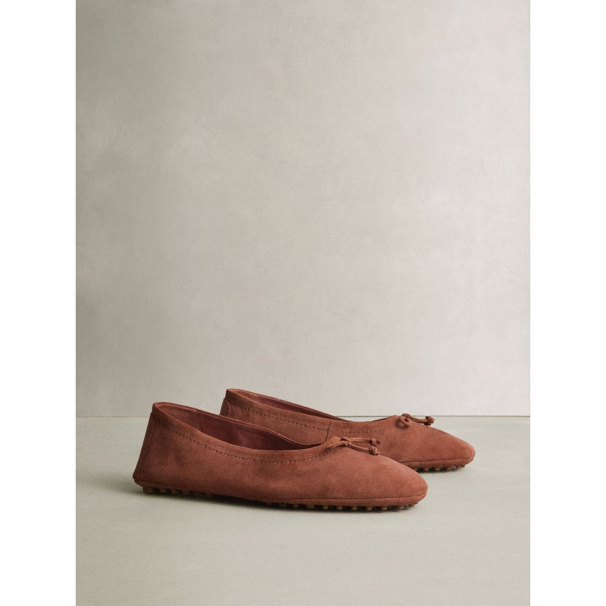 Ballerines en cuir n. premium marron rouille, NEXT
