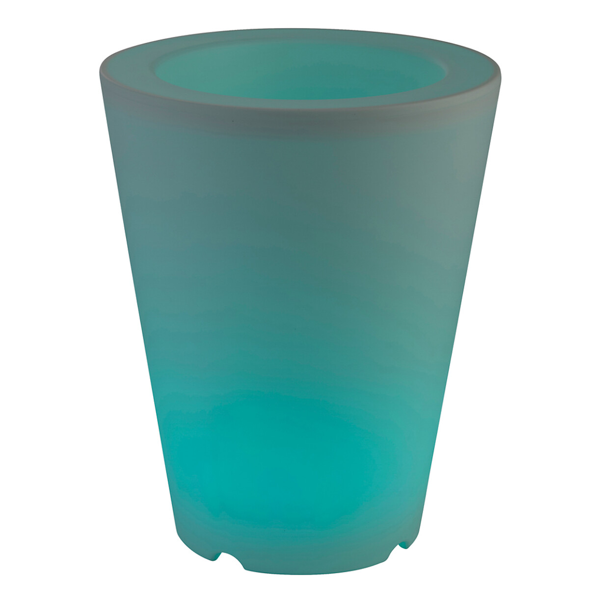 Lodi Outdoor Solar LED Flower Pot white, SO'HOME