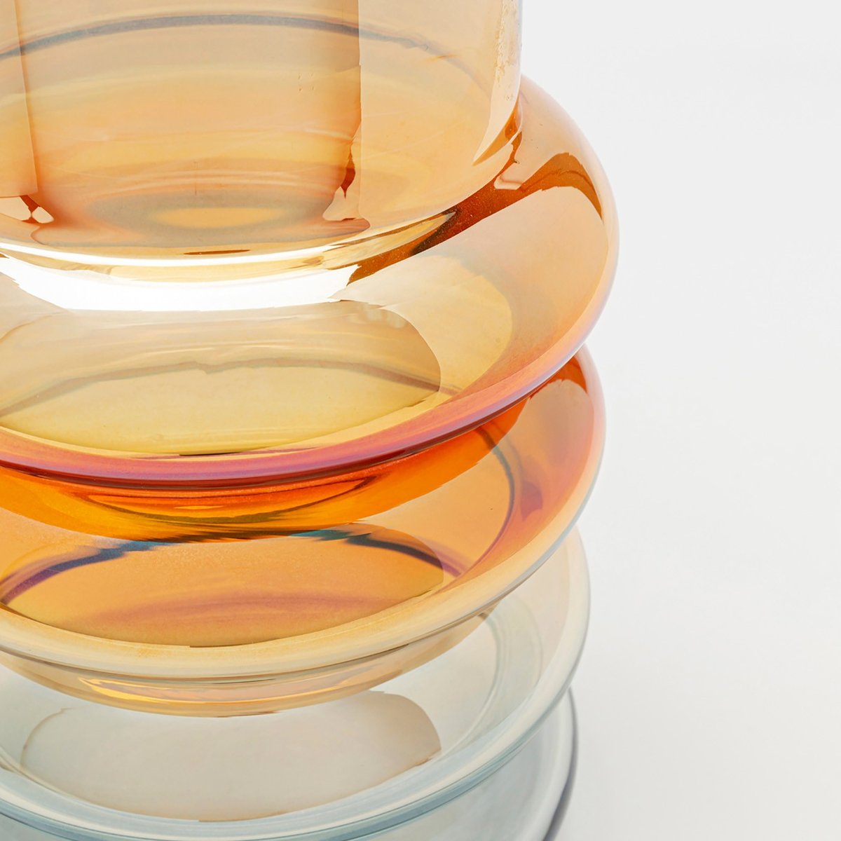 Vase en verre, PHENOM multicolore, KARE DESIGN