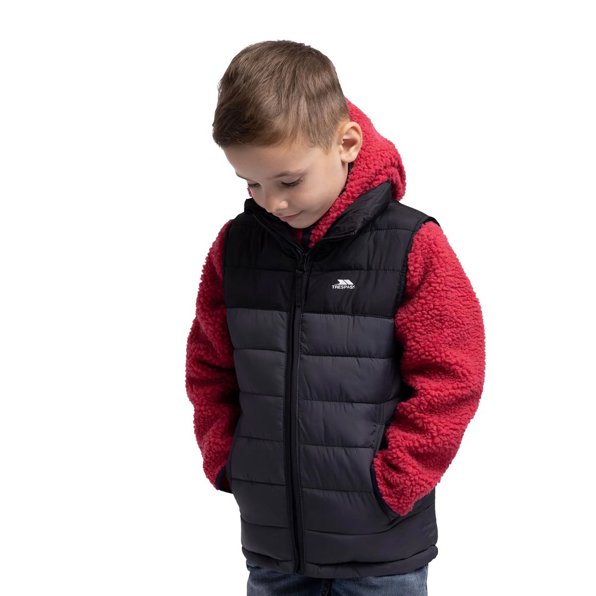 Veste sans manches OSKAR noir, TRESPASS