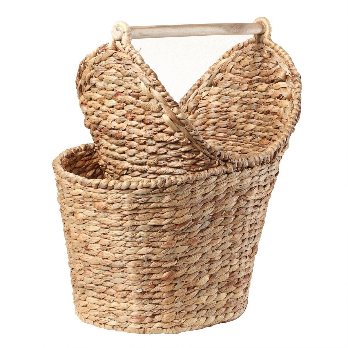 Panier de rangement pour papier WC bois clair, CALICOSY
