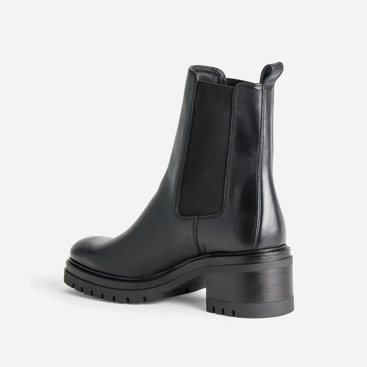 Boots À Talon en cuir SELENE. noir, ERAM
