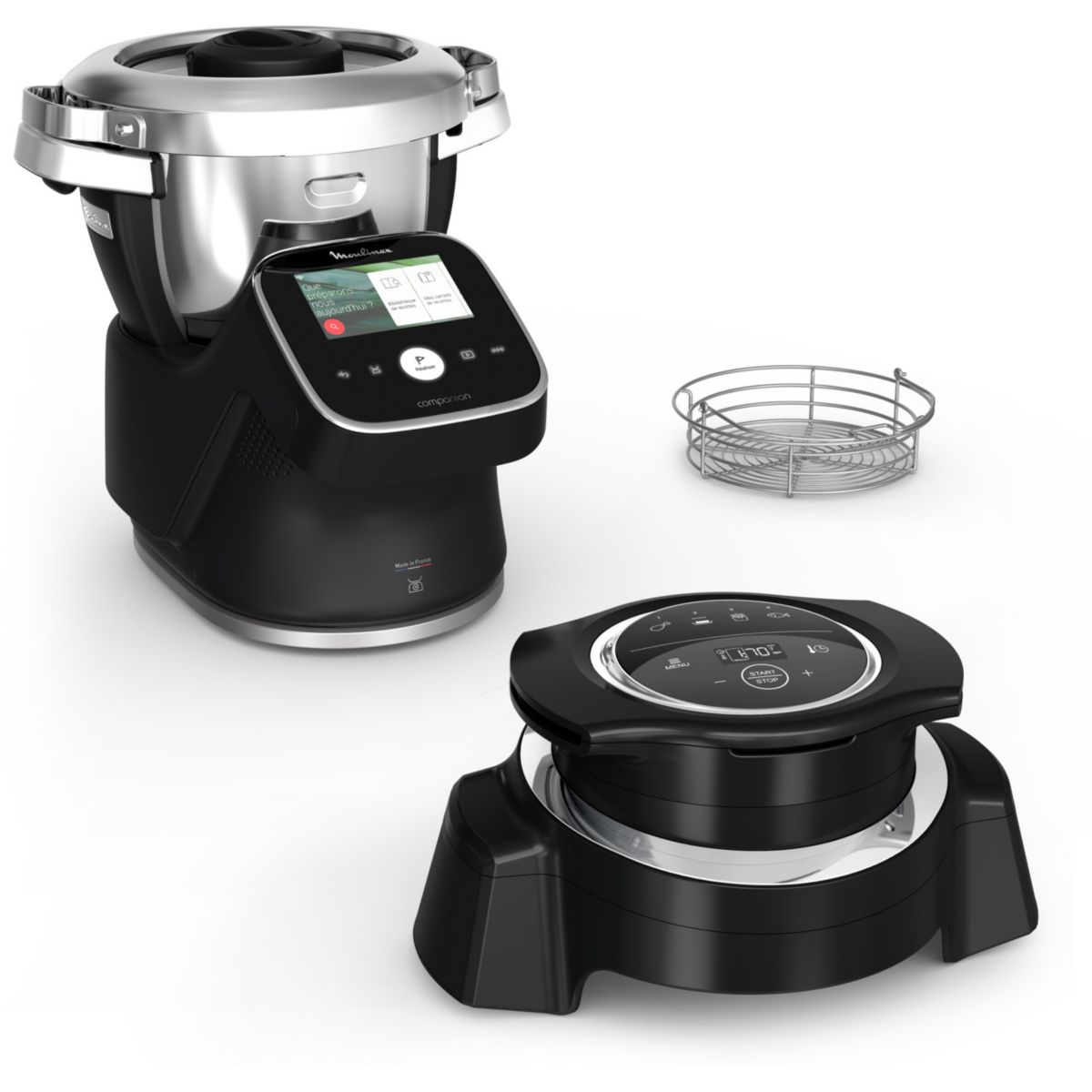 Robot multifonction i-CompanionTouchPro3L airfryer HF93L8F0 noir, MOULINEX