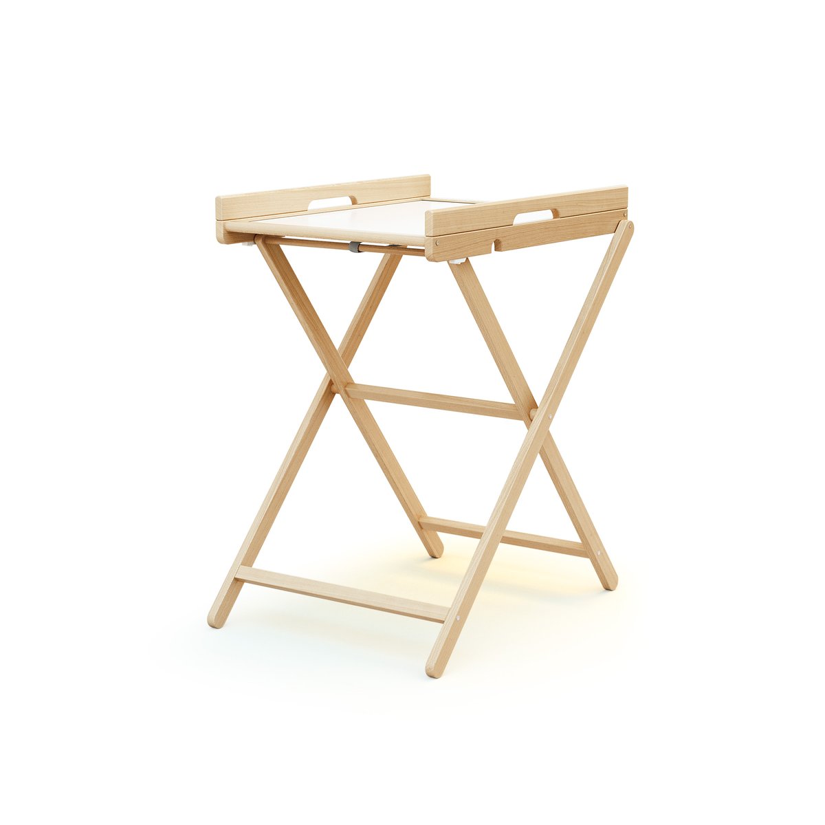 Table à langer pliante en bois PALA hêtre verni, WEBABY