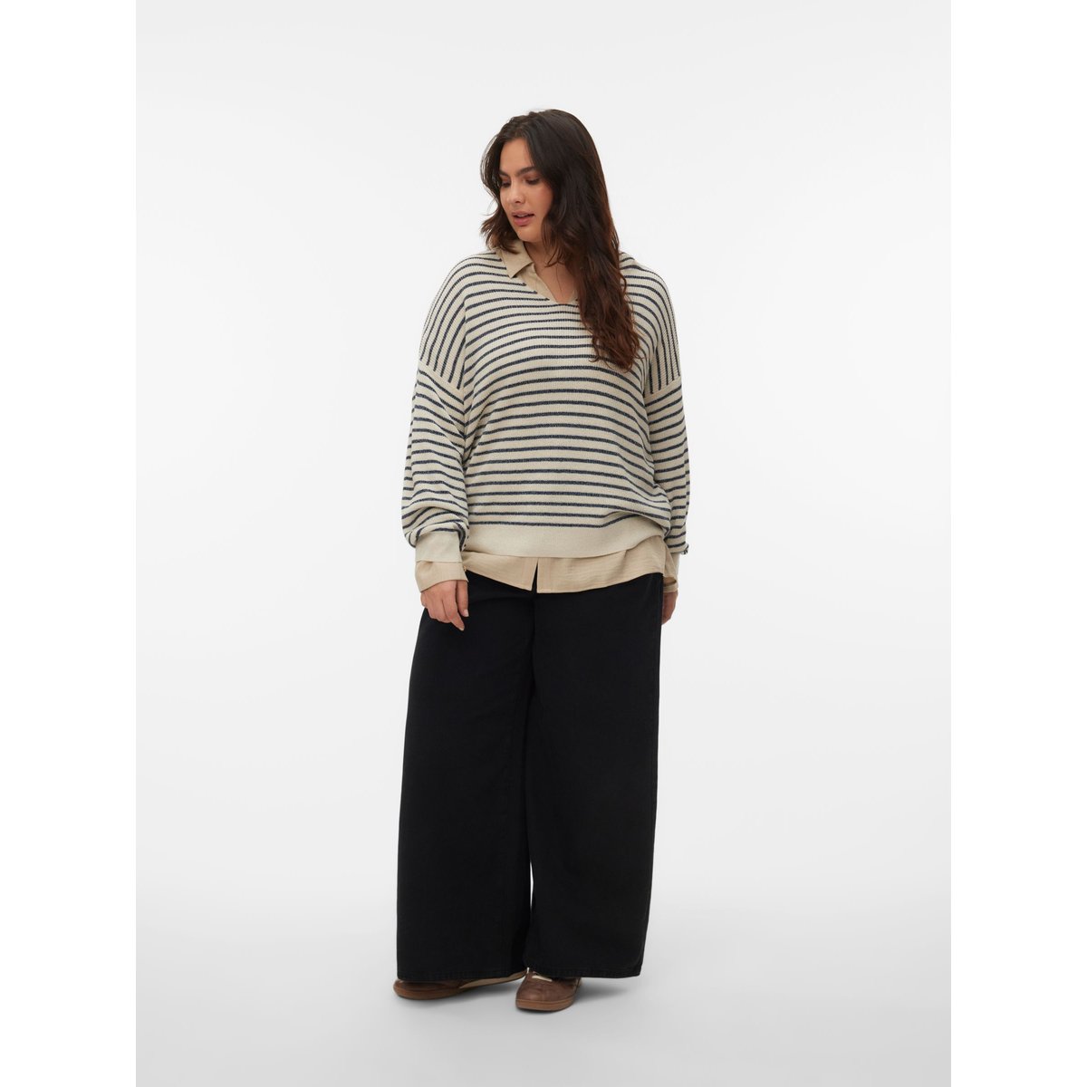 Pull En Maille birch, VERO MODA