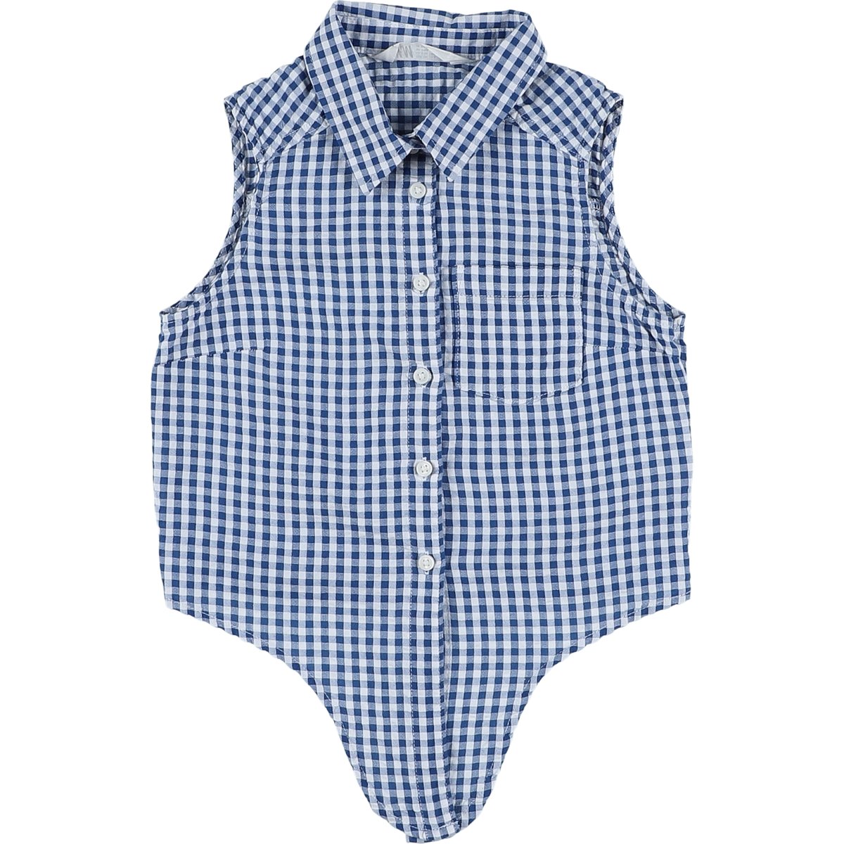 Blouse - Très bon état blanc;bleu, H&M