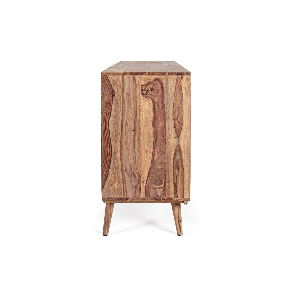 Buffet bas vintage en bois 2 portes et 3 tiroirs L145 - LOCKE bois clair, HELLIN, DEPUIS 1862