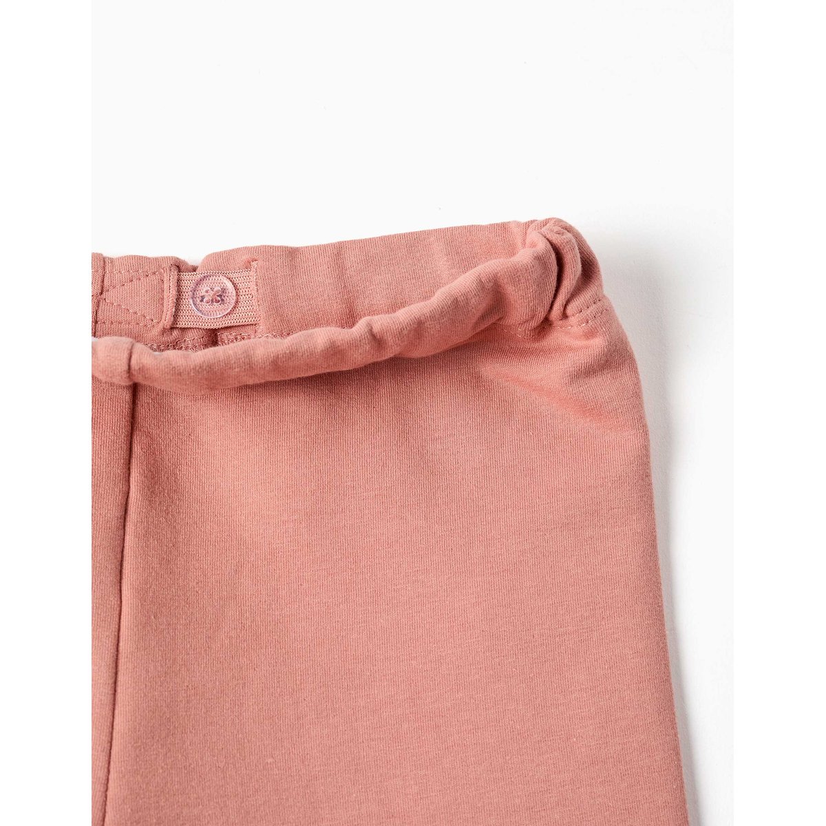 Leggings à coupe skinny en coton peigné rose, ZIPPY