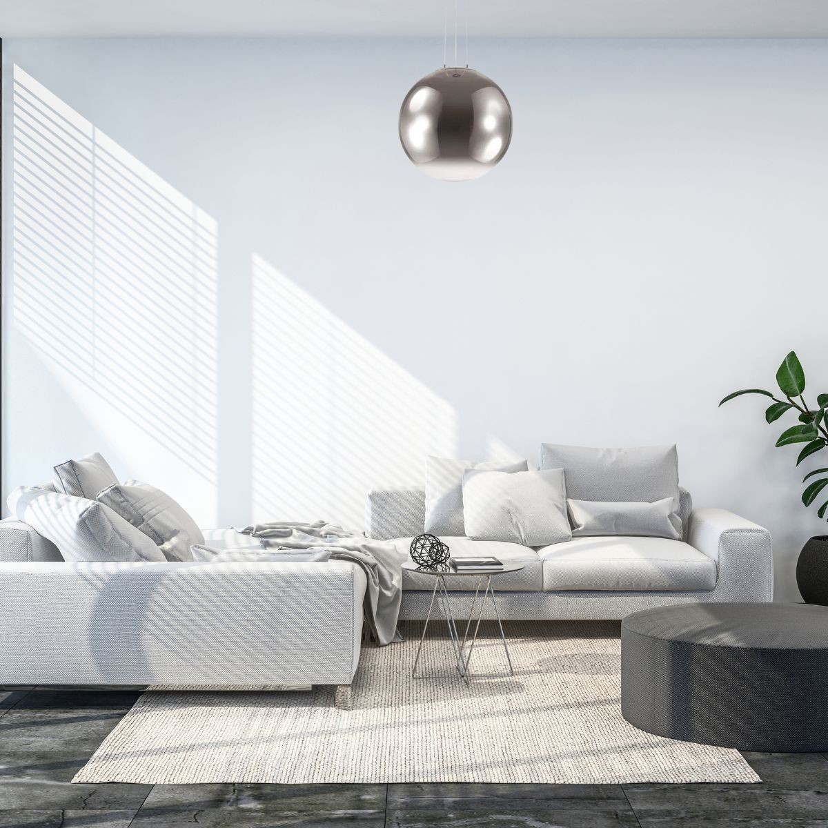 Suspension    MAPA FADE chromé, IDEAL LUX