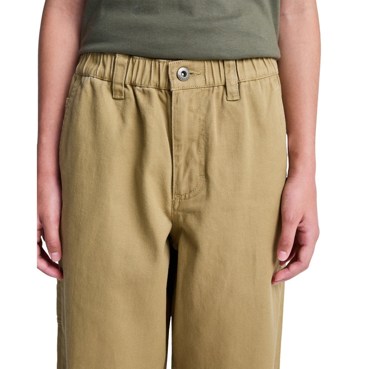 Pantalon baggy BIG CARPENTER TWILL Y marron kelp, ELEMENT