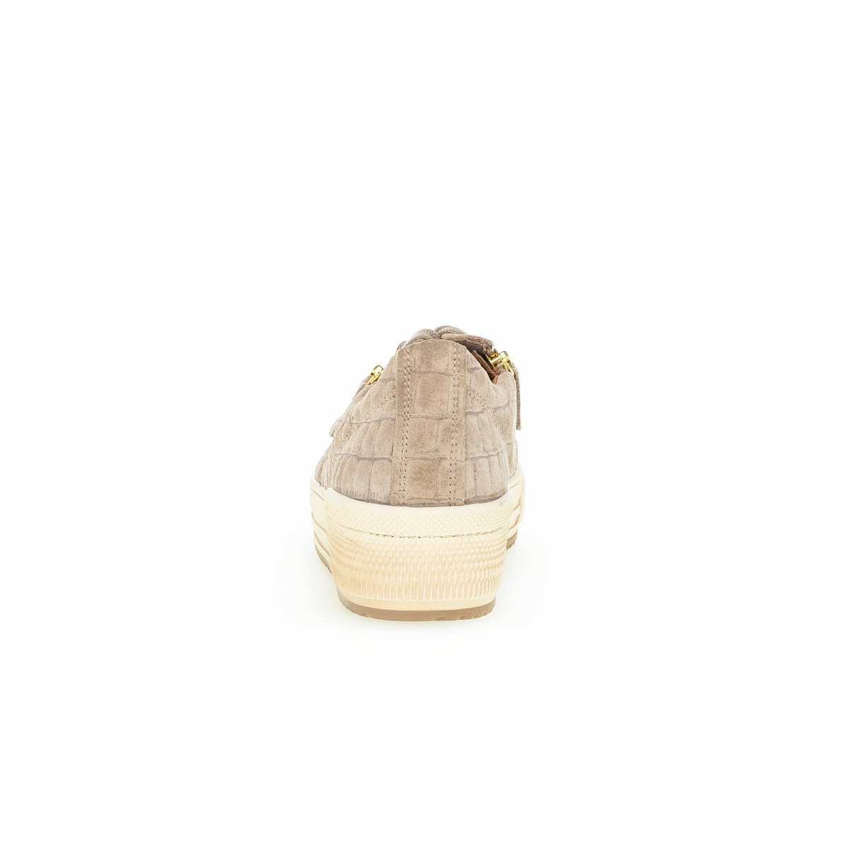 Baskets en cuir beige, GABOR