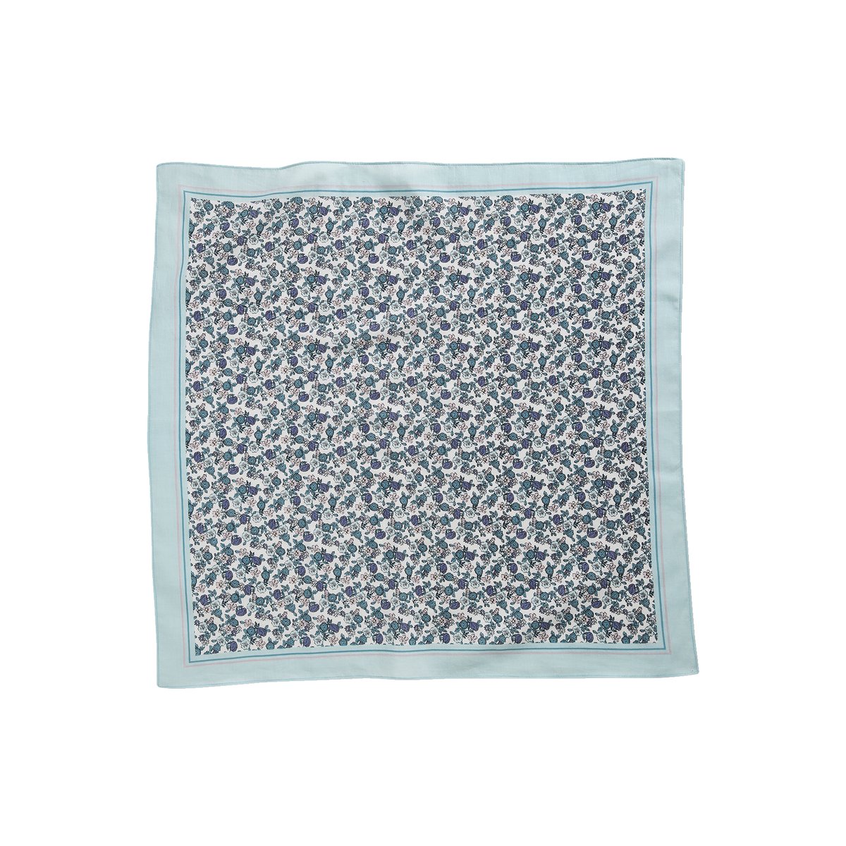 Foulard imprimé fleurs vert, VERTBAUDET