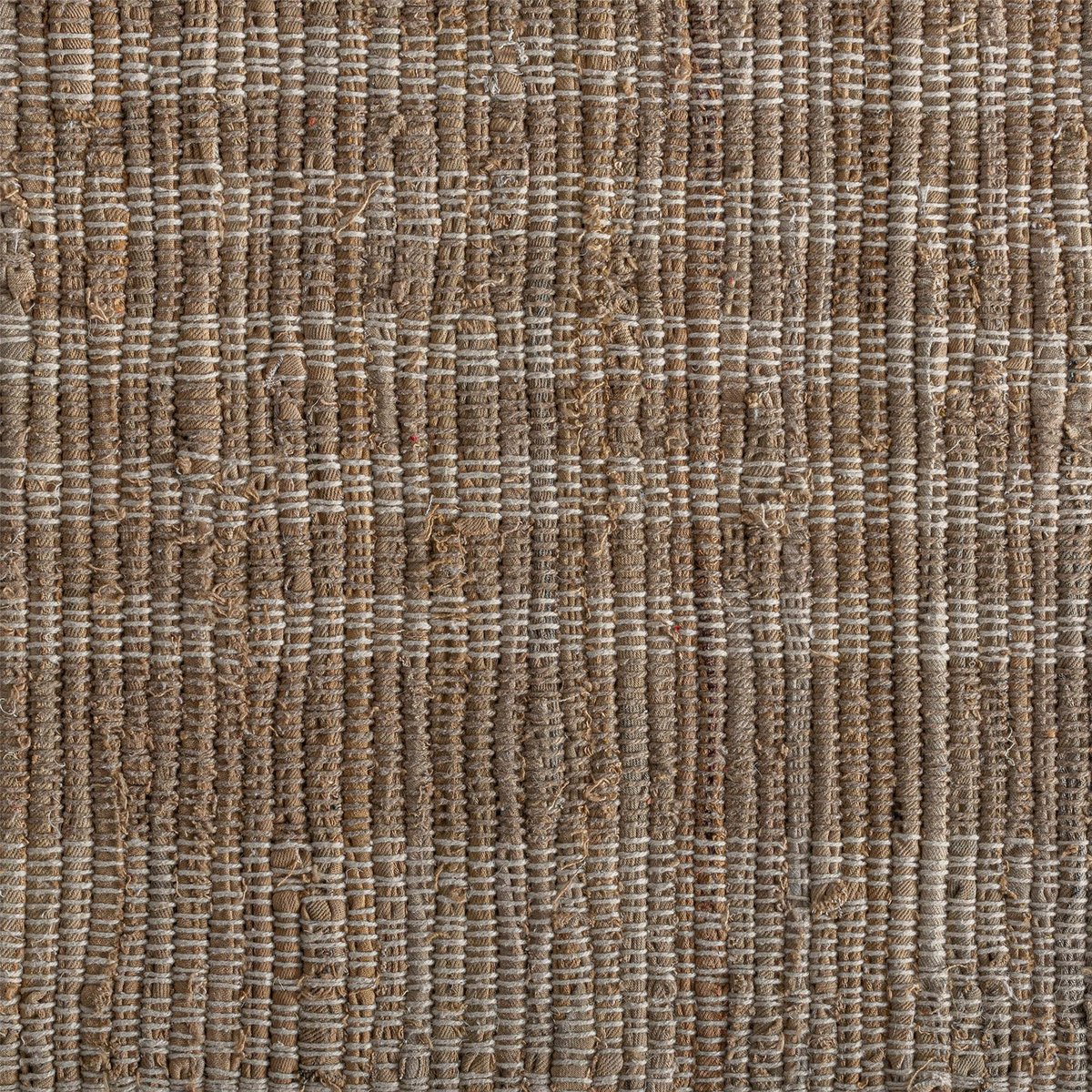 Tapis en coton style classique fait main marron, RECOLLECTION