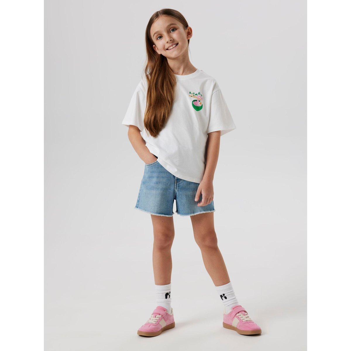 Short en jean bleu denim, NAME IT