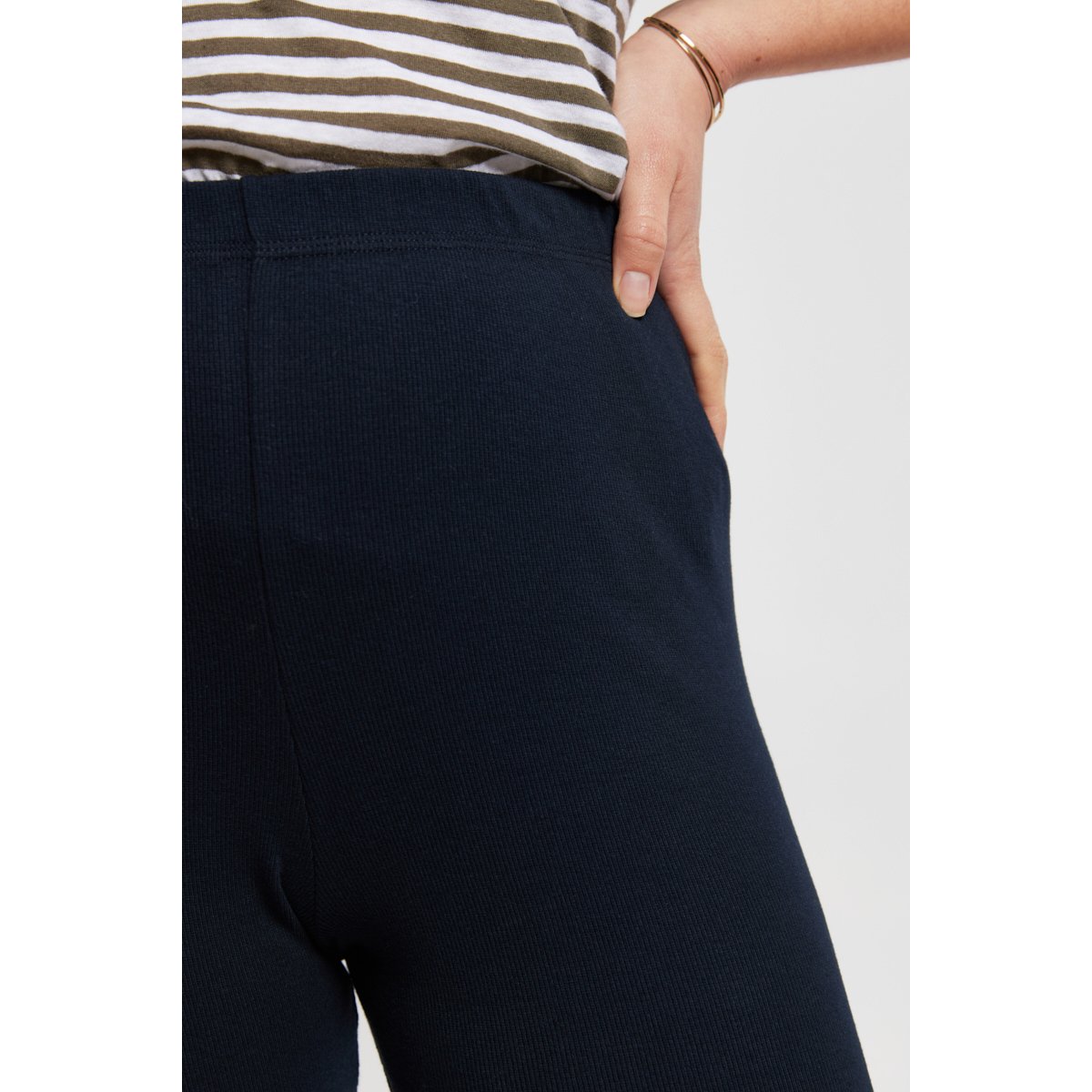 Corsaire en coton et élasthanne rich navy, ARMOR-LUX