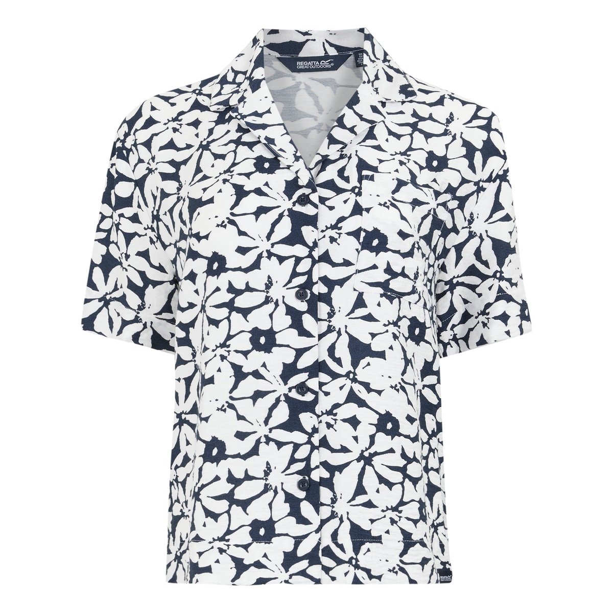 Chemisier SALISE bleu marine / blanc, REGATTA
