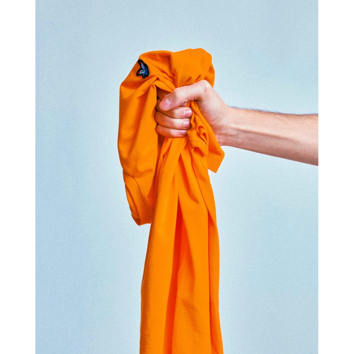 T-shirt à motif d'aigle néerlandais orange vif, LYLE & SCOTT