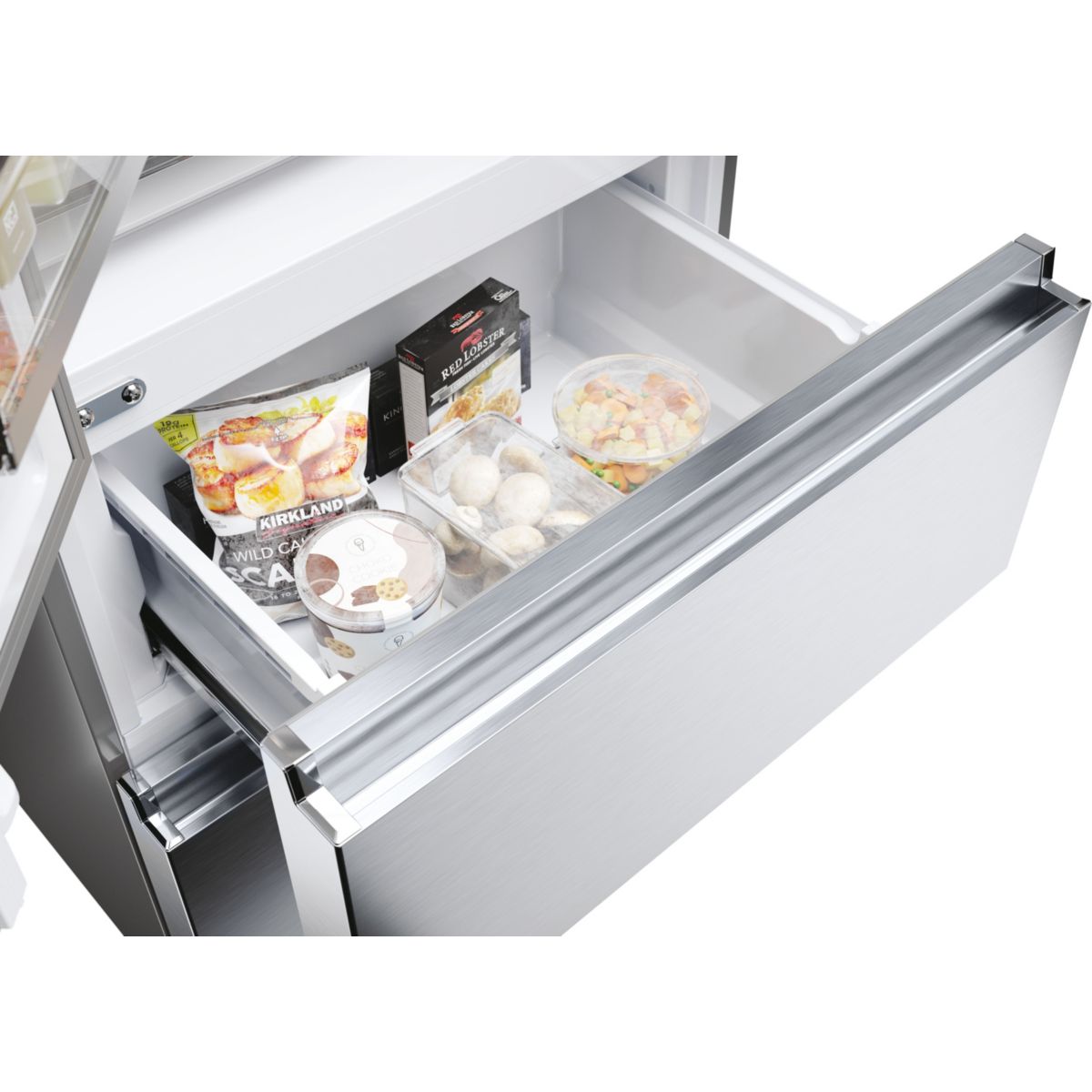 Réfrigérateur multi portes HFR5719EWMG silver, HAIER