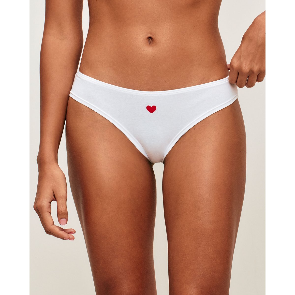 Lot de 3 culottes en coton BOTTLIZ RIBHEA blanc, UNDIZ