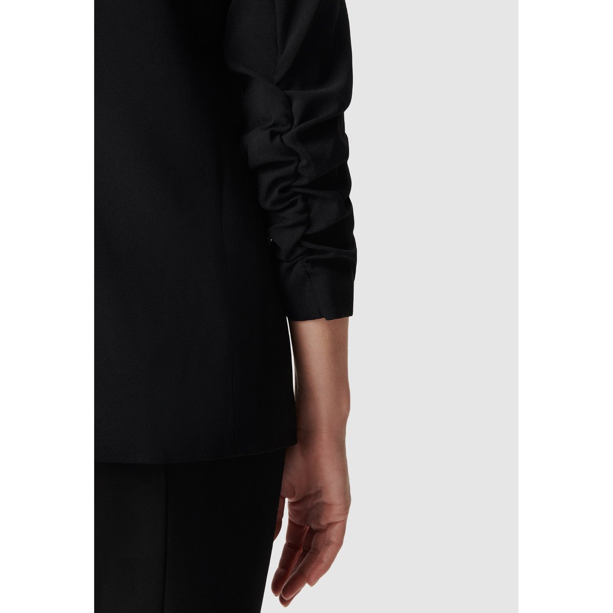 Veste tailleur en crêpe noir, IKKS