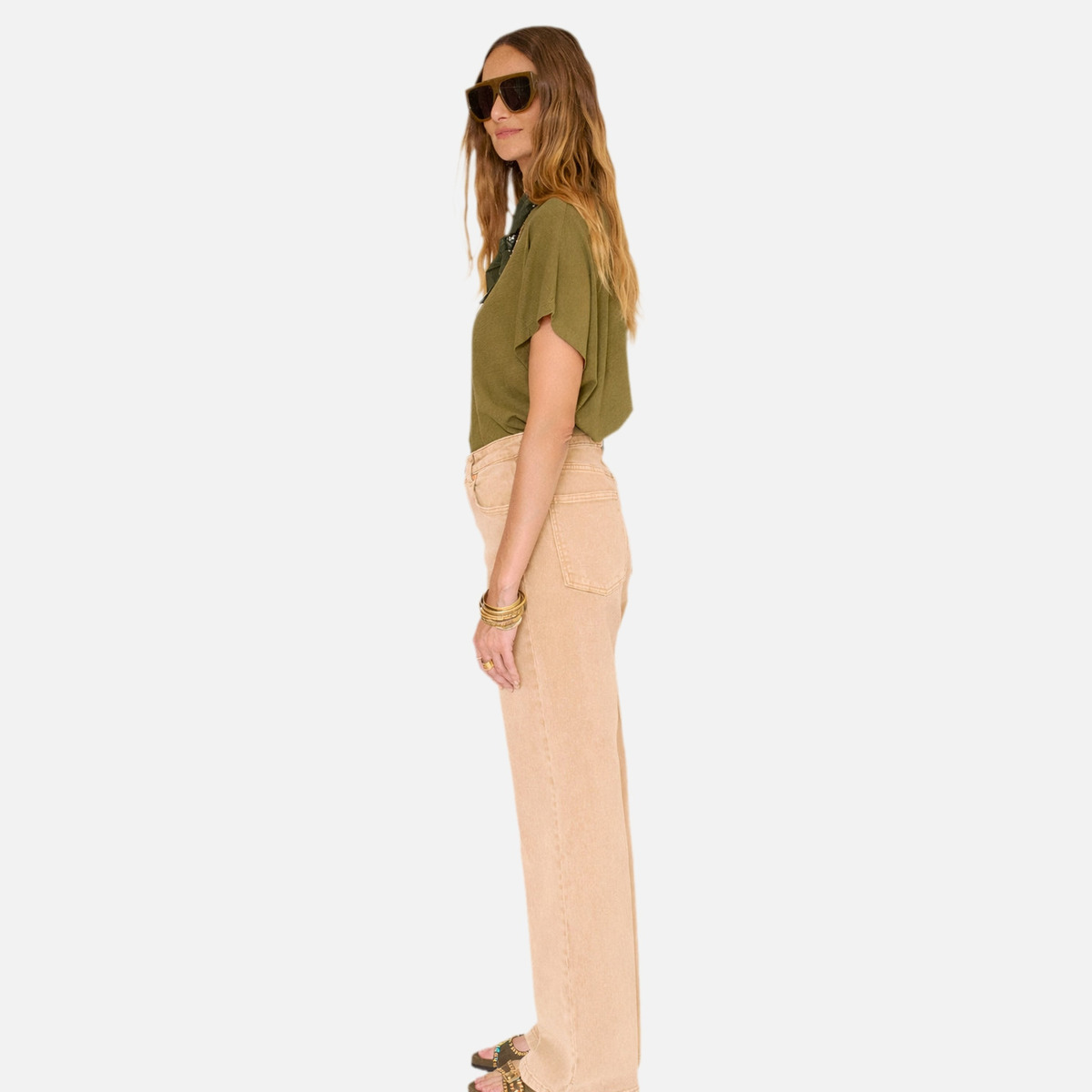 Jean THE JAGGER PACIFIC DRILL beige, MKT STUDIO