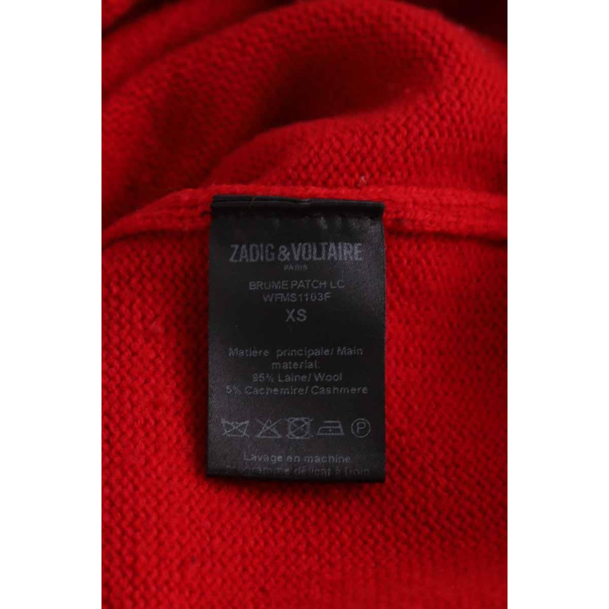 Pull - Très Bon État rouge, ZADIG&VOLTAIRE