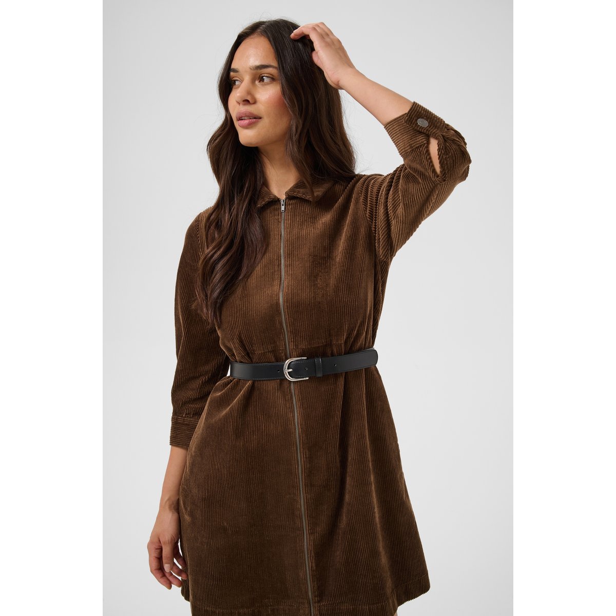 Robe marron carafe, KAFFE