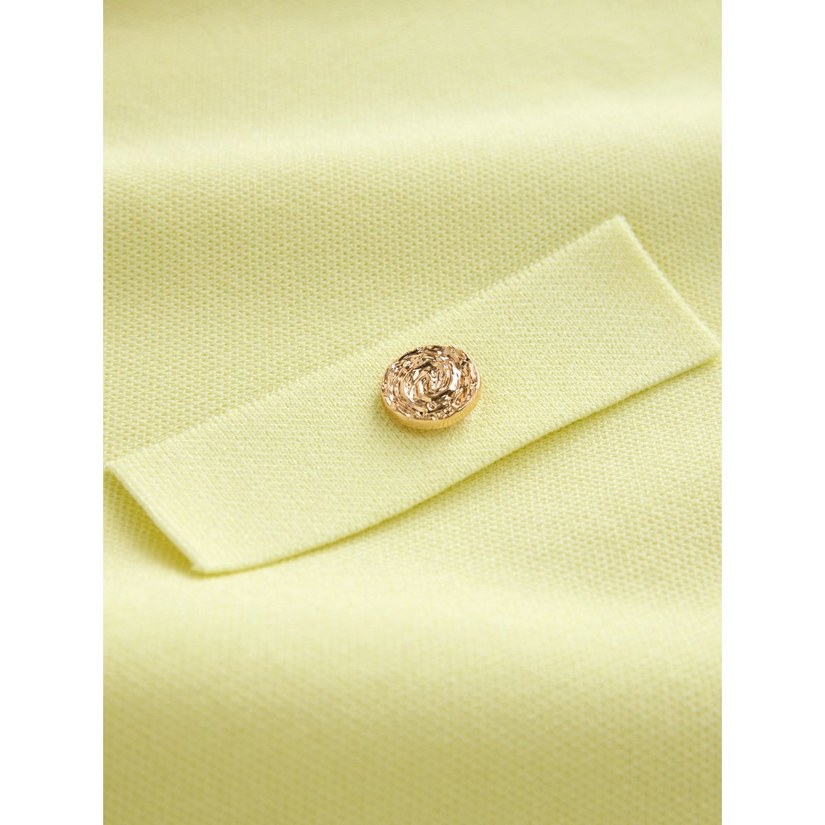 Robe habillée ras du cou sans manches jaune clair, NEXT