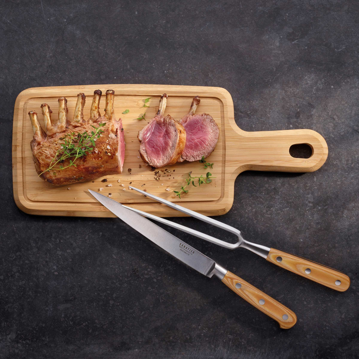 Couteau à filets poisson / viande - ESSENTIEL bois, SABATIER TROMPETTE