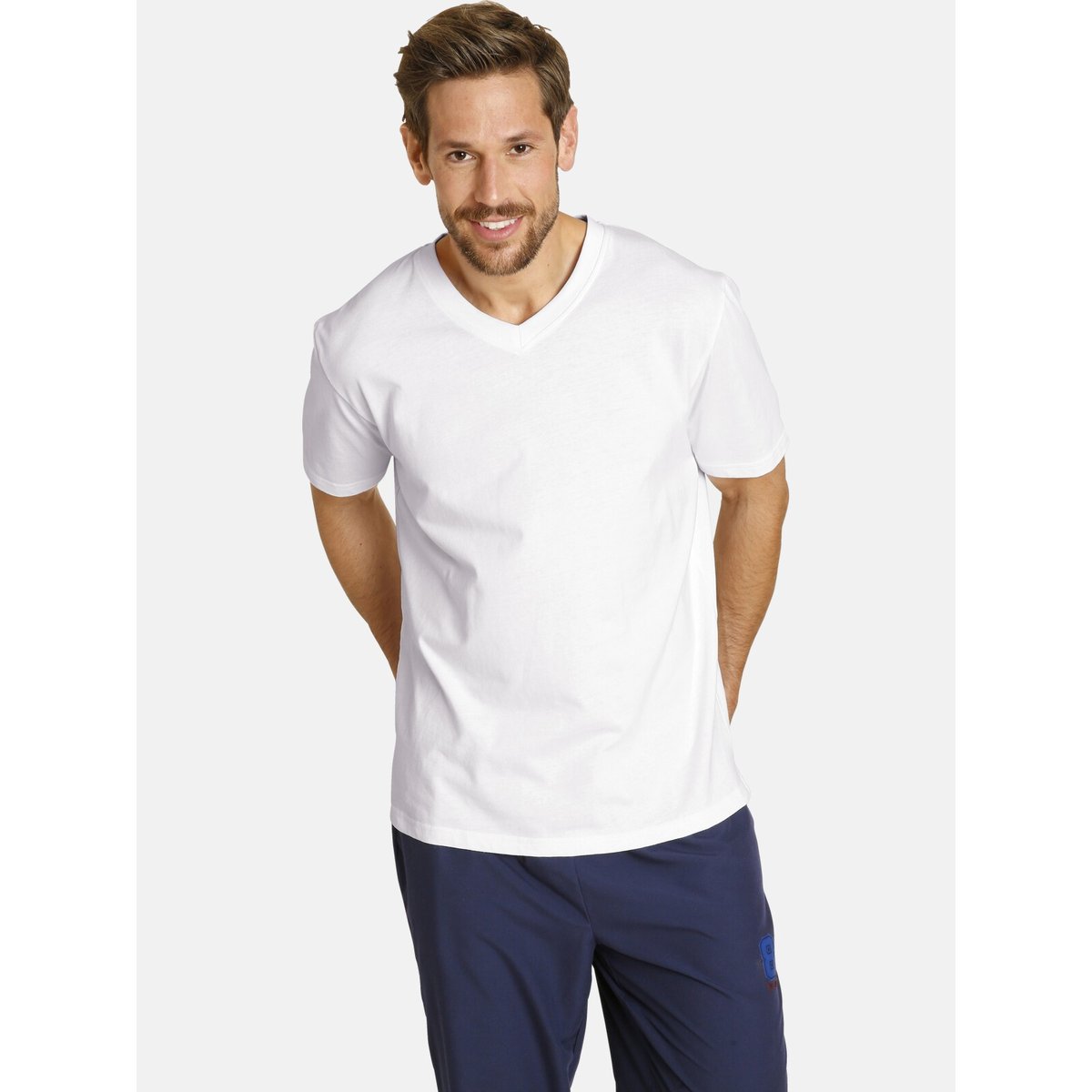 Lot de 2 T-shirts OSMO blanc, JAN VANDERSTORM