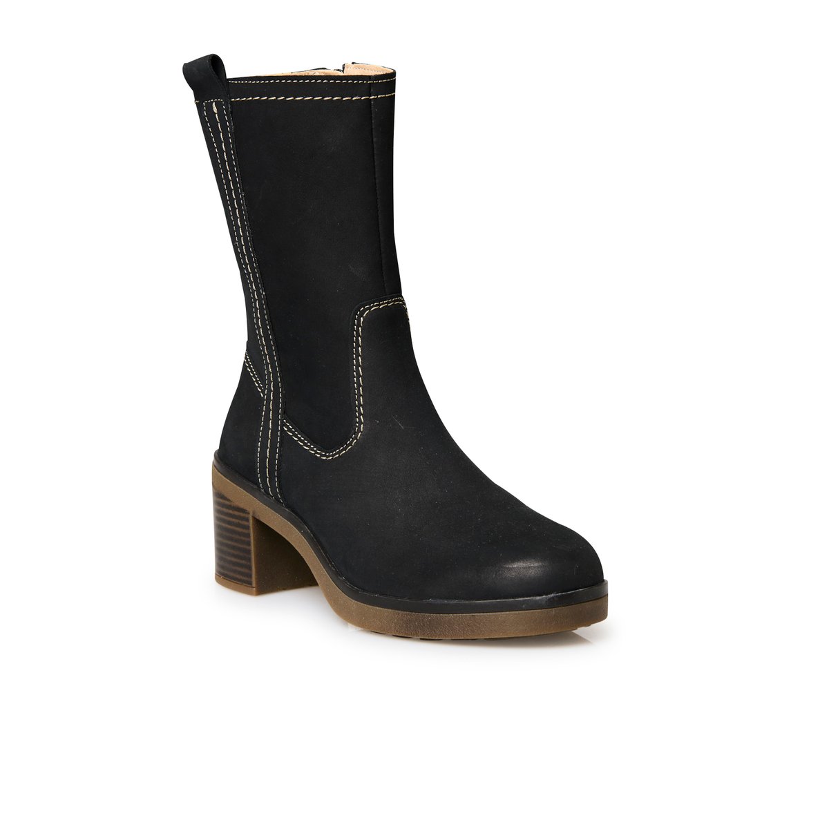 Boots hautes semelle amovible noir, PEDICONFORT
