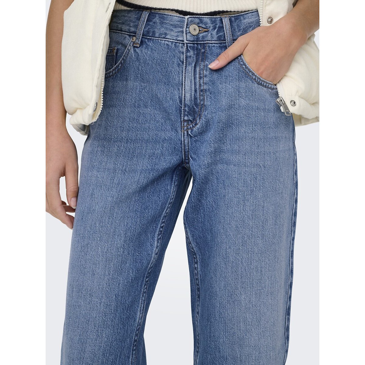 Mom Jeans medium blue , ONLY