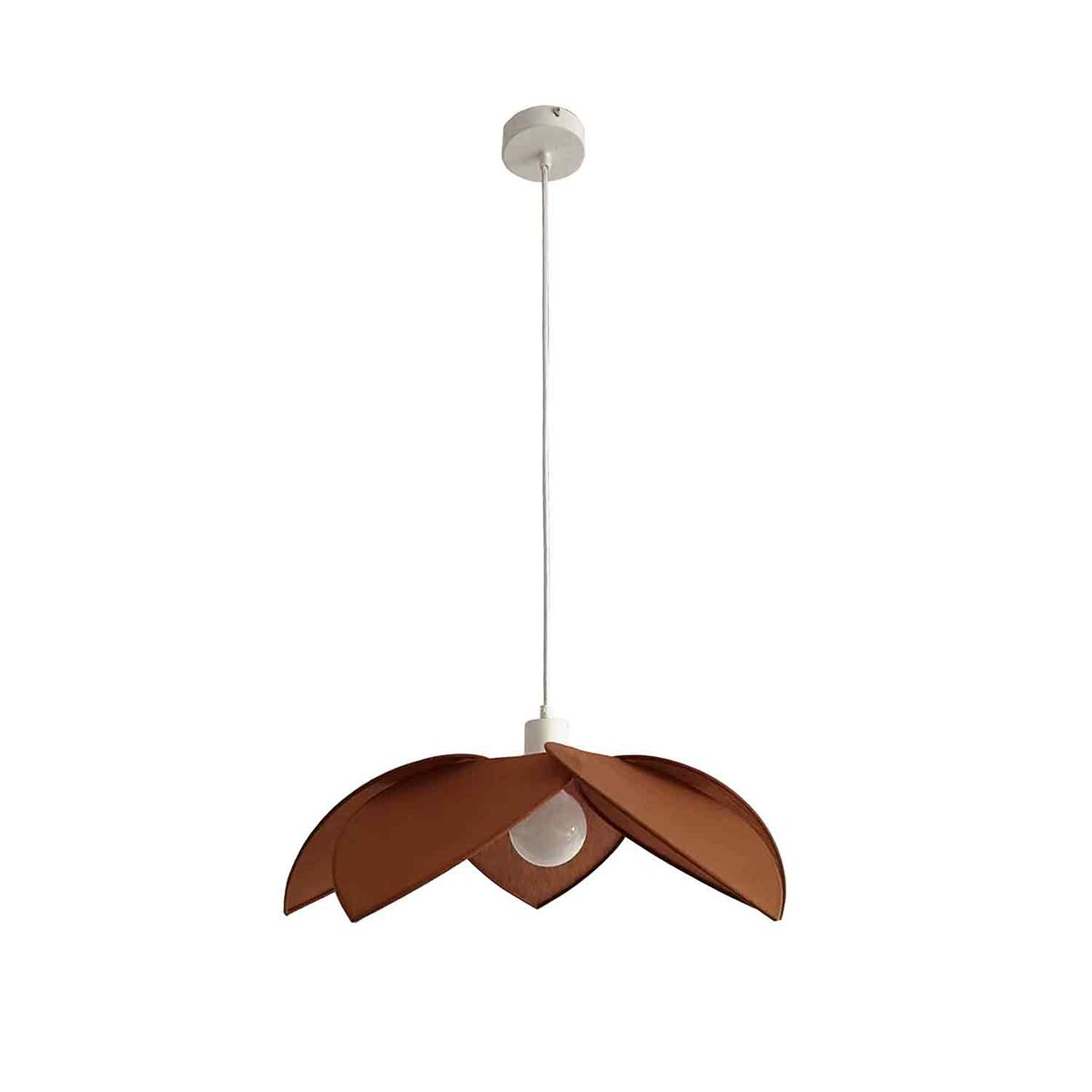 Suspension pétales de fleur marron foncé, OPJET