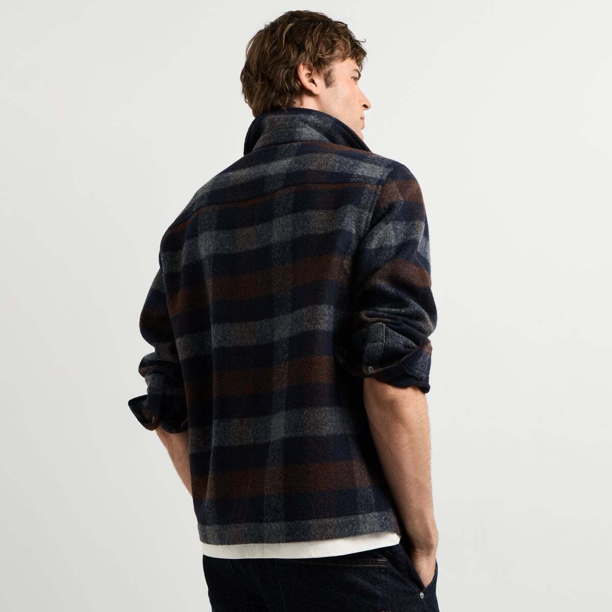 Surchemise Coupe Regular À Carreaux bleu dulwich, PEPE JEANS