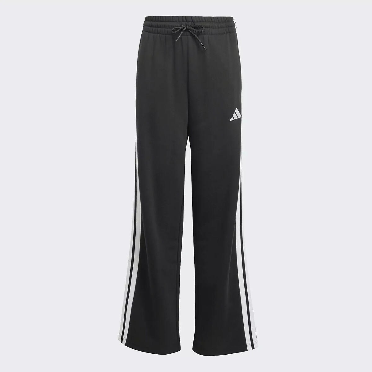 Wijdvallende joggingbroek, 3 strepen, ESSENTIALS zwart, ADIDAS SPORTSWEAR