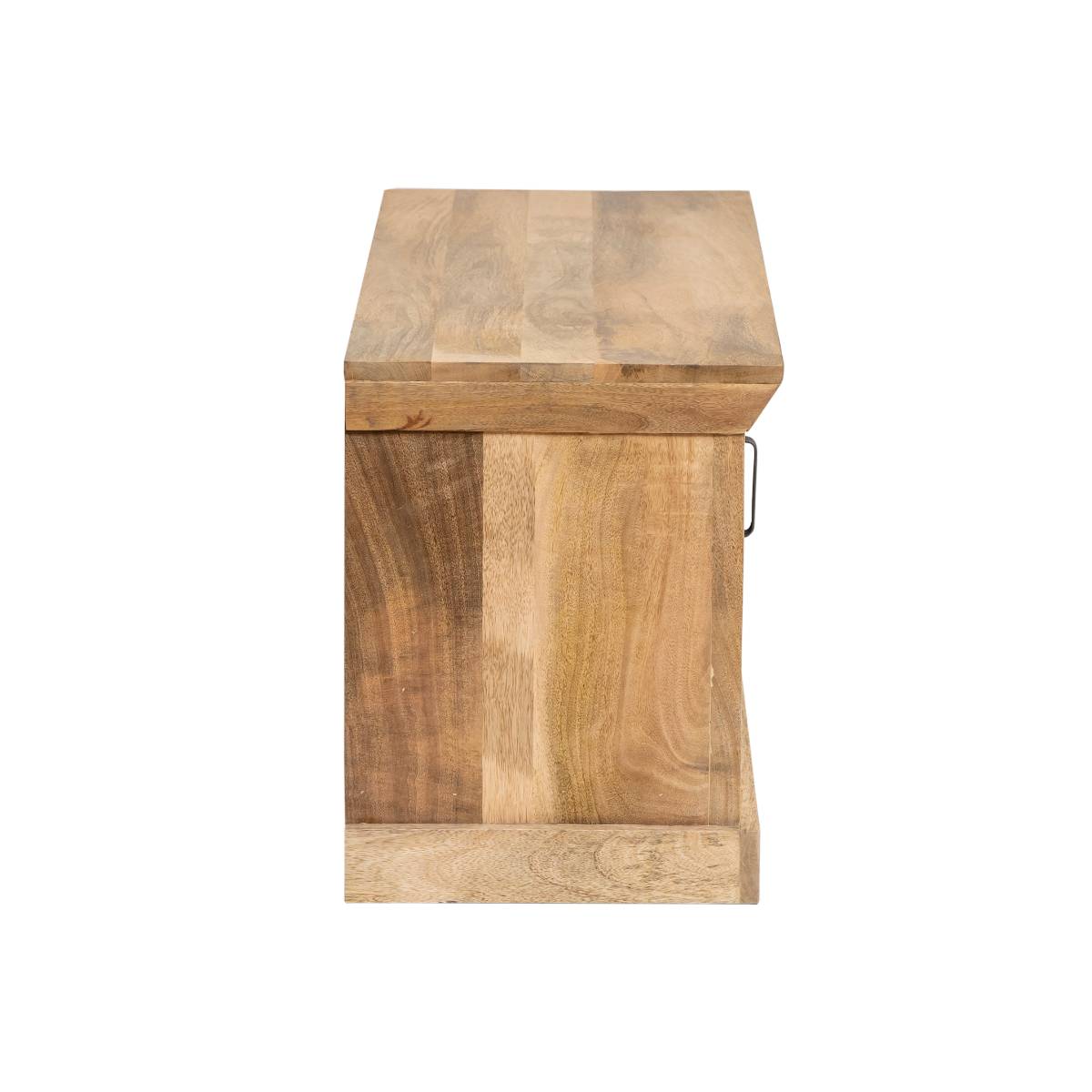 Meuble TV en bois de manguier SAHARA bois clair, MADE IN MEUBLES