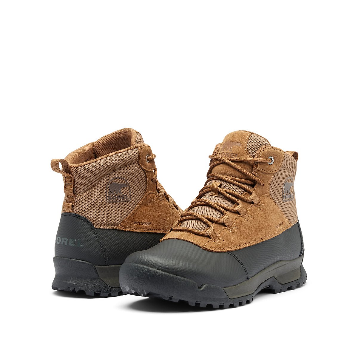Buxton™ Lite Lace Plus Waterproof Ankle Boots camel/black, SOREL