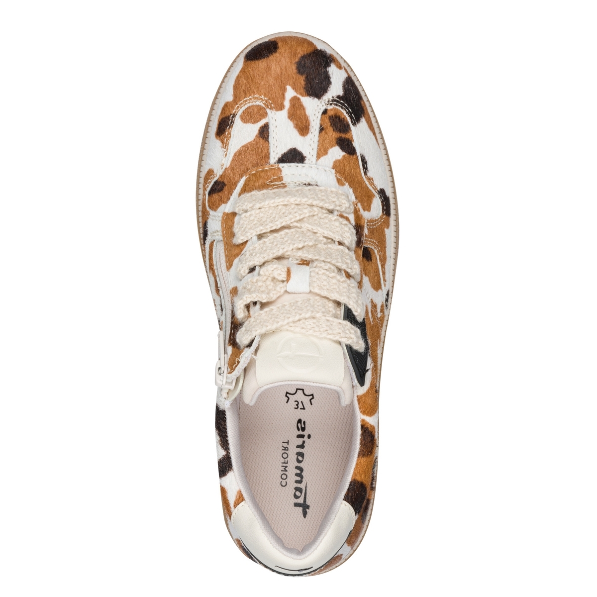 Basket comfort weite blanc or clair, TAMARIS