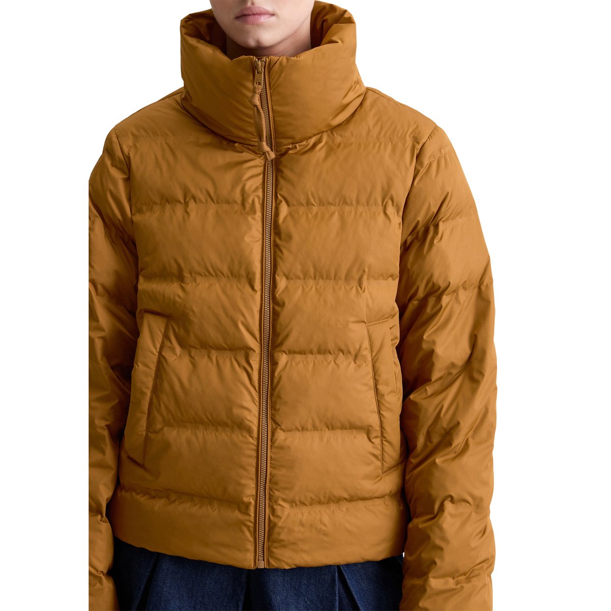 Veste tampon regular avec surface hydrofuge marron, MARC O’POLO DENIM