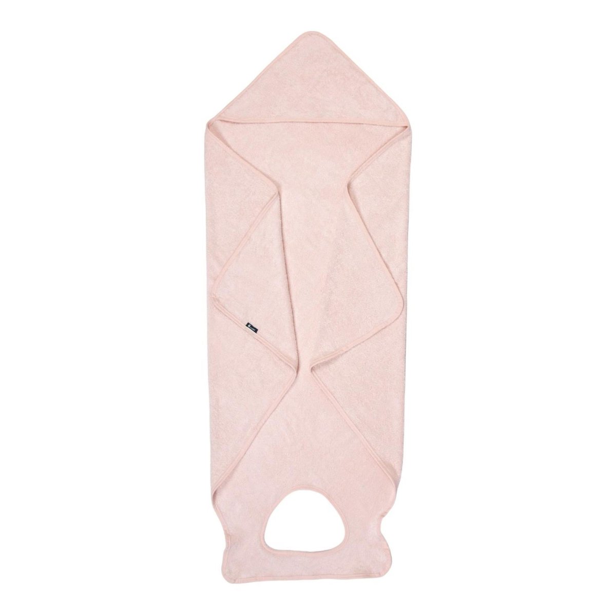 Cape de bain 2 en 1 pour bébé rose, CANDIDE
