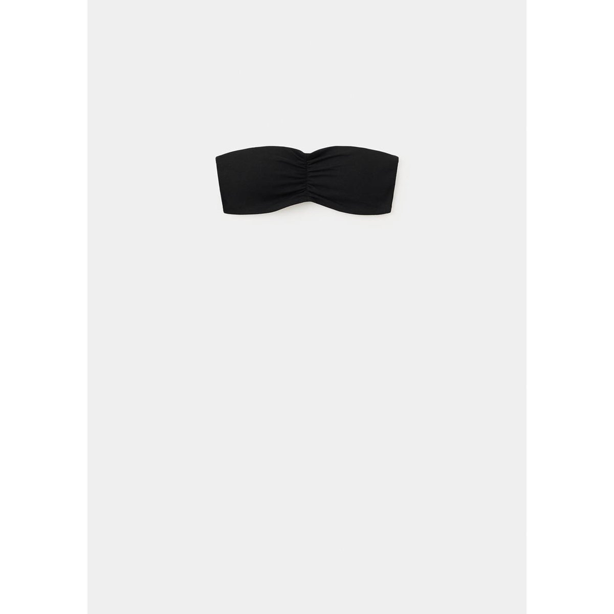 Top bandeau noir, MANGO TEEN
